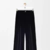 Hybride broek van katoen en wol Hybride broek van katoen en wol
