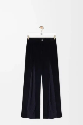 Hybride broek van katoen en wol Hybride broek van katoen en wol