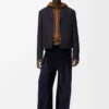 Hybride broek van katoen en wol Hybride broek van katoen en wol