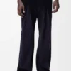 Hybride broek van katoen en wol Hybride broek van katoen en wol