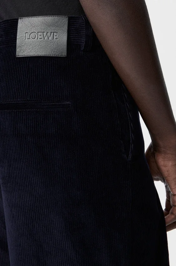 Hybride broek van katoen en wol Hybride broek van katoen en wol