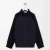Hybride overshirt van katoen en wol Hybride overshirt van katoen en wol
