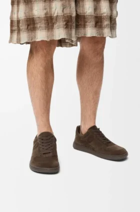 Jambo-Sneakers van suède kalfsleer