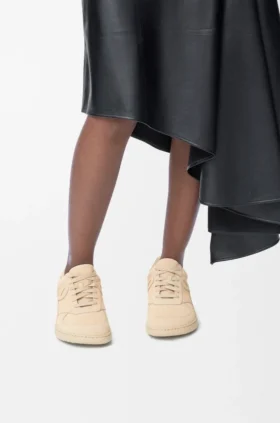 Jambo-Sneakers van suède kalfsleer