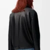 Jas met ritssluiting van nappa-lamsleer Jas met ritssluiting van nappa-lamsleer
