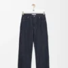 Jeans met omgeslagen pijpen van denim Jeans met omgeslagen pijpen van denim