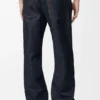 Jeans met omgeslagen pijpen van denim Jeans met omgeslagen pijpen van denim