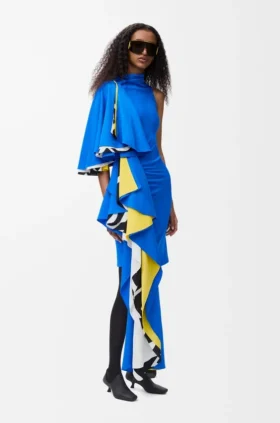 Jurk van stretchviscose