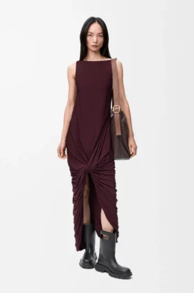 Jurk van viscose