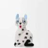 Kattenknuffel van katoenfluweel Kattenknuffel van katoenfluweel