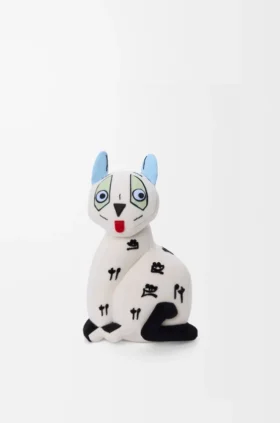 Kattenknuffel van katoenfluweel