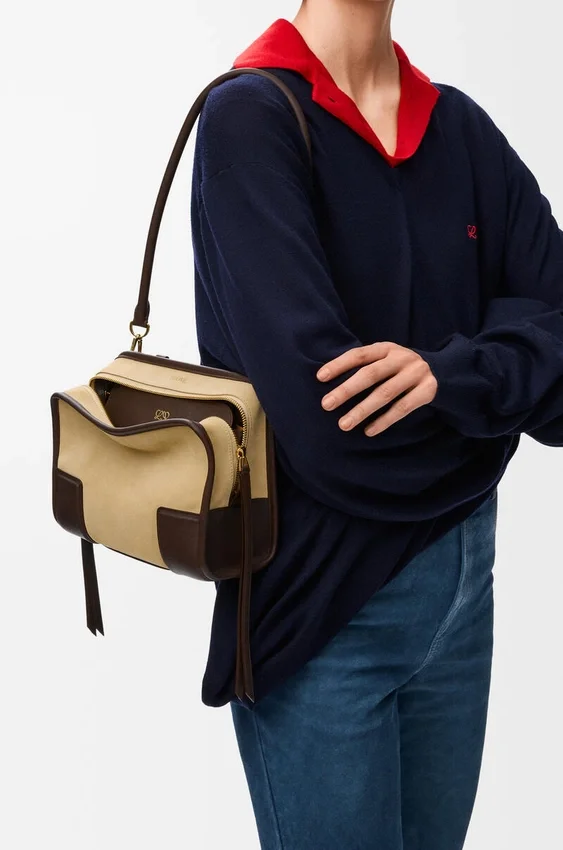 Kleine Amazona 180-tas van suède Kleine Amazona 180-tas van suède