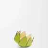Kleine cactus-speldendoos van zacht kalfsleer