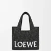 Kleine loewe Font Tote van raffia Kleine loewe Font Tote van raffia