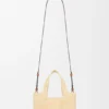 Kleine loewe Font Tote van raffia Kleine loewe Font Tote van raffia