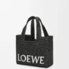Kleine loewe Font Tote van raffia Kleine loewe Font Tote van raffia
