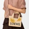 Kleine loewe Font Tote van raffia Kleine loewe Font Tote van raffia