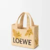 Kleine loewe Font Tote van raffia Kleine loewe Font Tote van raffia