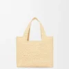 Kleine loewe Font Tote van raffia Kleine loewe Font Tote van raffia