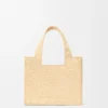 Kleine loewe Font Tote van raffia Kleine loewe Font Tote van raffia