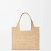 Kleine loewe Font Tote van raffia Kleine loewe Font Tote van raffia