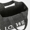 Kleine loewe Font Tote van raffia Kleine loewe Font Tote van raffia