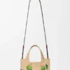 Kleine loewe Font Tote van raffia Kleine loewe Font Tote van raffia