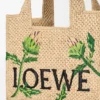 Kleine loewe Font Tote van raffia Kleine loewe Font Tote van raffia