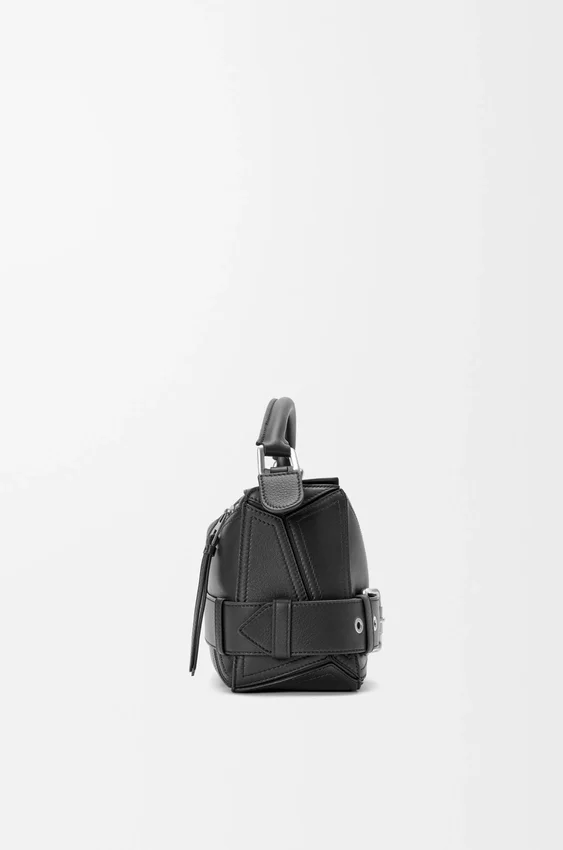 Kleine Puzzle Biker-tas van glanzend kalfsleer Kleine Puzzle Biker-tas van glanzend kalfsleer