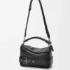 Kleine Puzzle Biker-tas van glanzend kalfsleer Kleine Puzzle Biker-tas van glanzend kalfsleer