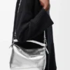 Kleine Puzzle Edge-tas van gelamineerd lamsleer Kleine Puzzle Edge-tas van gelamineerd lamsleer