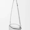 Kleine Puzzle Edge-tas van gelamineerd lamsleer Kleine Puzzle Edge-tas van gelamineerd lamsleer
