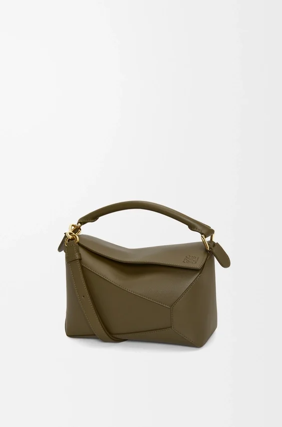 Kleine Puzzle Edge-tas van klassiek kalfsleer Kleine Puzzle Edge-tas van klassiek kalfsleer