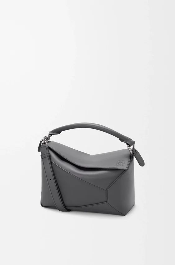 Kleine Puzzle Edge-tas van klassiek kalfsleer Kleine Puzzle Edge-tas van klassiek kalfsleer