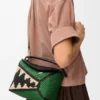 Kleine Puzzle Edge-tas van raffia en kalfsleer Kleine Puzzle Edge-tas van raffia en kalfsleer