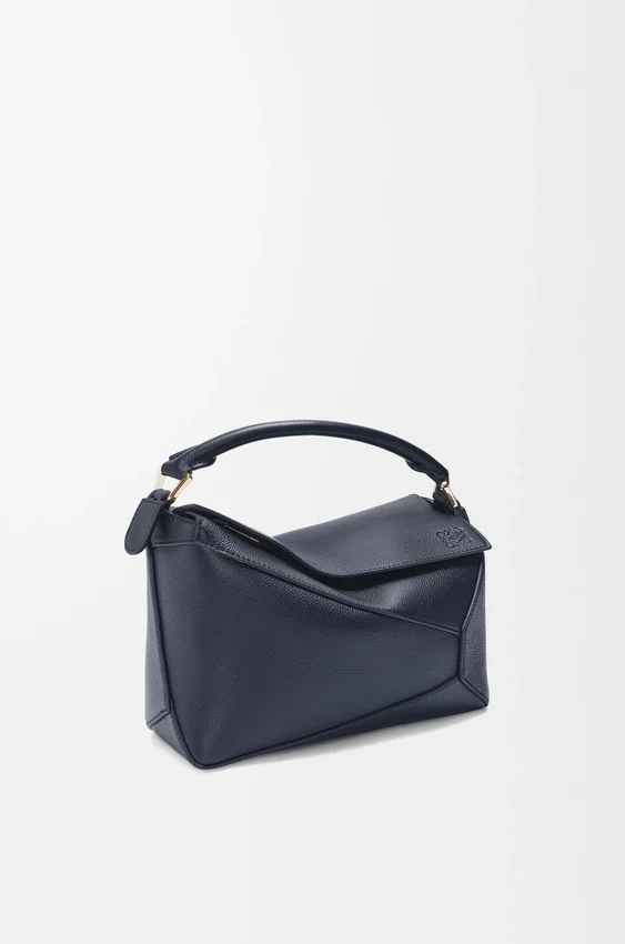 Kleine Puzzle Edge-tas van zacht generfd kalfsleer Kleine Puzzle Edge-tas van zacht generfd kalfsleer