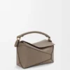 Kleine Puzzle Edge-tas van zacht generfd kalfsleer Kleine Puzzle Edge-tas van zacht generfd kalfsleer