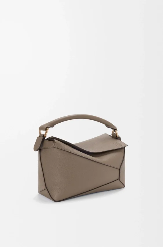 Kleine Puzzle Edge-tas van zacht generfd kalfsleer Kleine Puzzle Edge-tas van zacht generfd kalfsleer