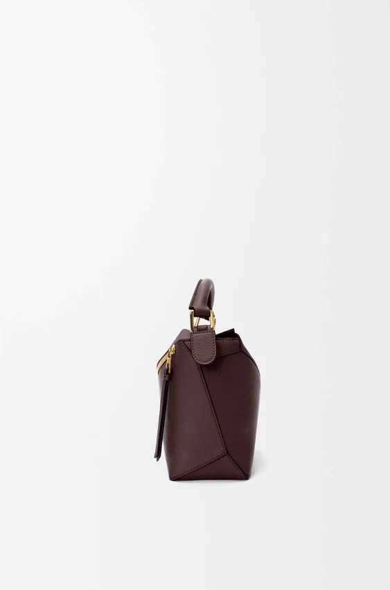 Kleine Puzzle Edge-tas van zacht generfd kalfsleer Kleine Puzzle Edge-tas van zacht generfd kalfsleer