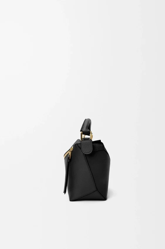 Kleine Puzzle Edge-tas van zacht generfd kalfsleer Kleine Puzzle Edge-tas van zacht generfd kalfsleer