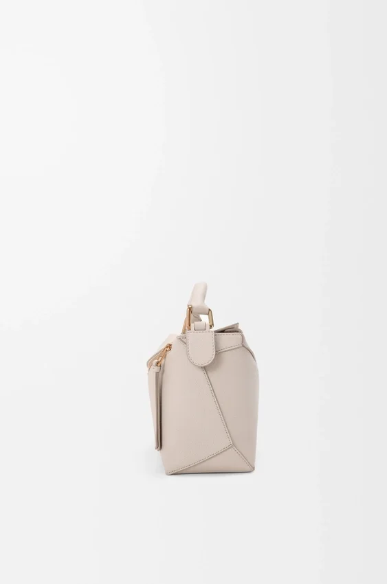 Kleine Puzzle Edge-tas van zacht generfd kalfsleer Kleine Puzzle Edge-tas van zacht generfd kalfsleer