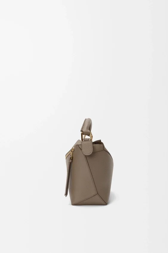 Kleine Puzzle Edge-tas van zacht generfd kalfsleer Kleine Puzzle Edge-tas van zacht generfd kalfsleer