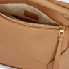 Kleine Puzzle Edge-tas van zacht generfd kalfsleer