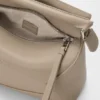 Kleine Puzzle Edge-tas van zacht generfd kalfsleer