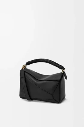 Kleine Puzzle-tas van glad kalfsleer en nappa-lamsleer Kleine Puzzle-tas van glad kalfsleer en nappa-lamsleer