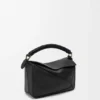 Kleine Puzzle-tas van glad kalfsleer en nappa-lamsleer Kleine Puzzle-tas van glad kalfsleer en nappa-lamsleer