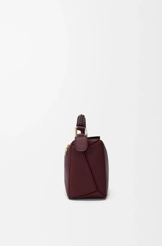 Kleine Puzzle-tas van glad kalfsleer en nappa-lamsleer Kleine Puzzle-tas van glad kalfsleer en nappa-lamsleer