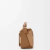 Kleine Puzzle-tas van klassiek kalfsleer en suède Kleine Puzzle-tas van klassiek kalfsleer en suède
