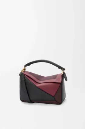Kleine Puzzle-tas van nappa-kalfsleer