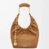 Kleine Squeeze-tas van zacht nappa-lamsleer Kleine Squeeze-tas van zacht nappa-lamsleer